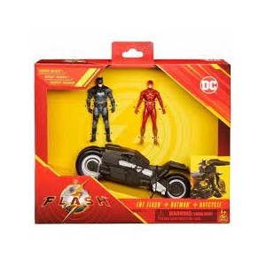 THE FLASH BATMAN E FLASH CON MOTO