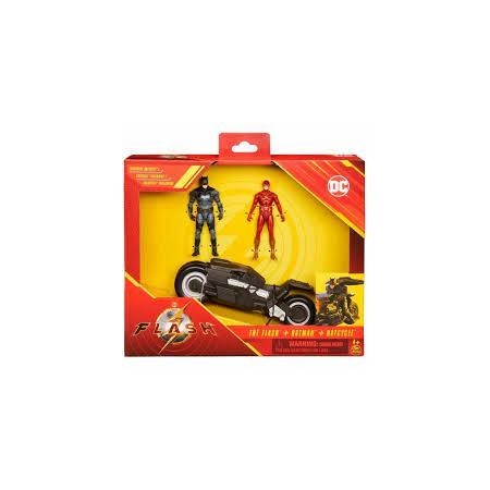 THE FLASH BATMAN E FLASH CON MOTO