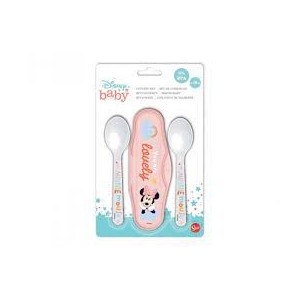 DISNEY BABY MINNIE SET CUCCHAI IN ASTUCCIO