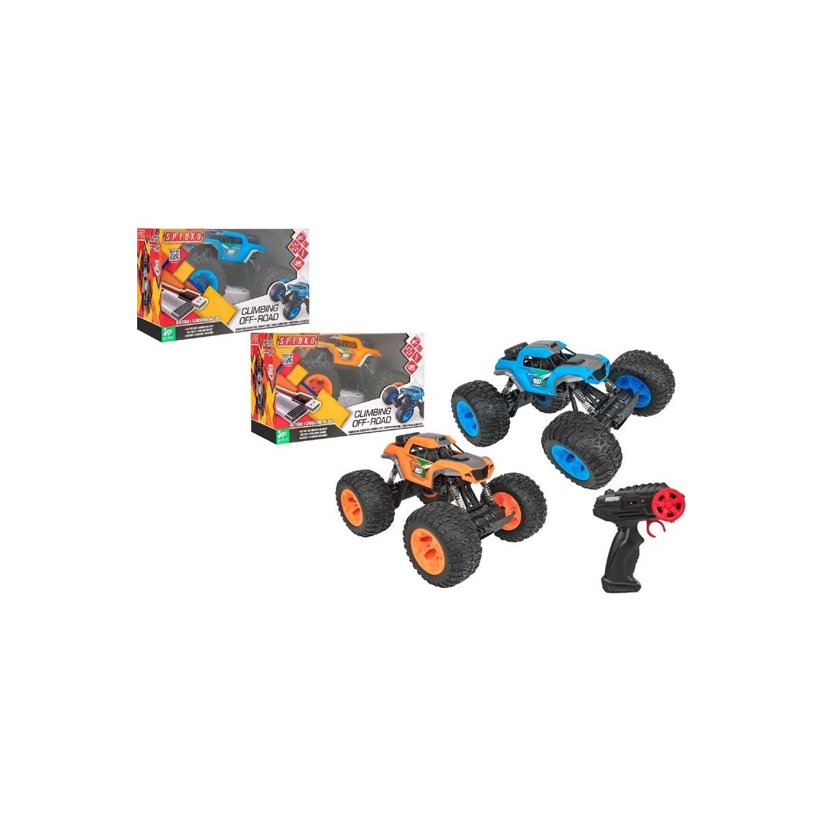 R/C AUTO FUORISTRADA 2,4GHz C/PACCO BAT/RIC USB 2C