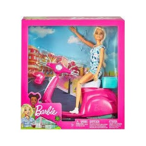 BARBIE CON SCOOTER