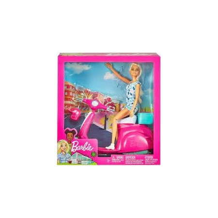 BARBIE CON SCOOTER