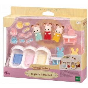 SYLVANIAN FAMILIES SET BAGNETTO DEI TRIGEMINI
