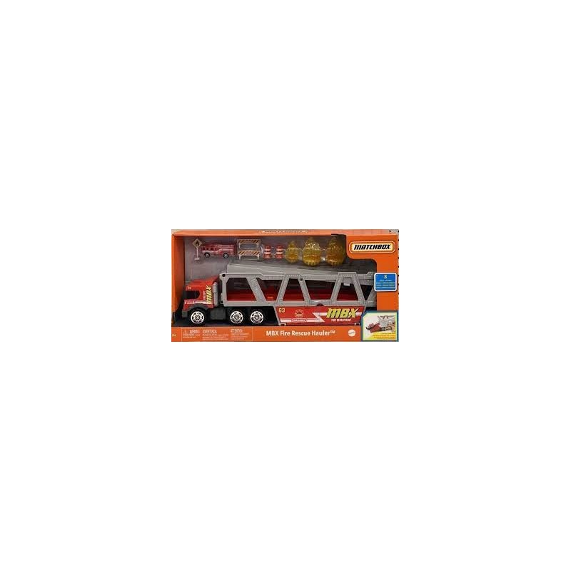 MATCHBOX CAMION TRANSPORTO POMPIERI