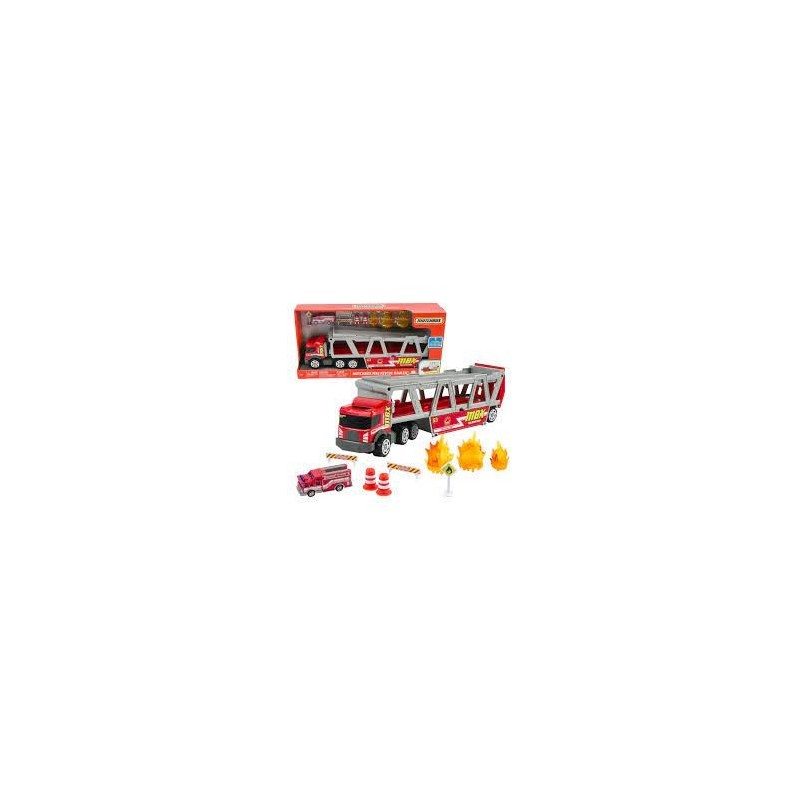 MATCHBOX CAMION TRANSPORTO POMPIERI