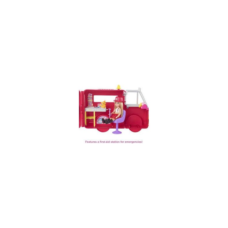 BARBIE CHELSEA CON CAMION POMPIERI