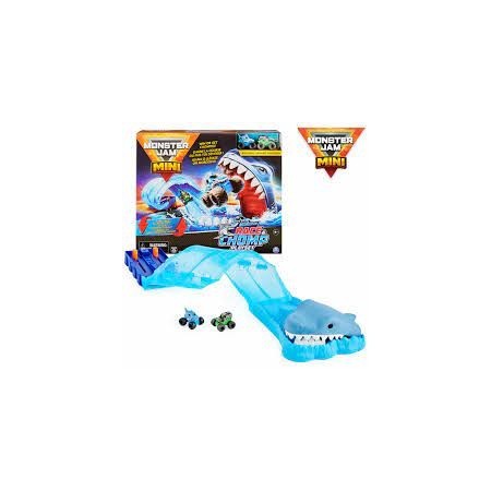 MONSTER JAM MINI MEGALODON RACE & CHOMP