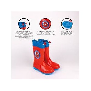 SPIDERMAN STIVALI PIOGGIA TG. 31