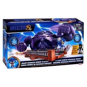 SONIC 2 MOVIE GIANT EGGMAN ROBOT PLAYSET