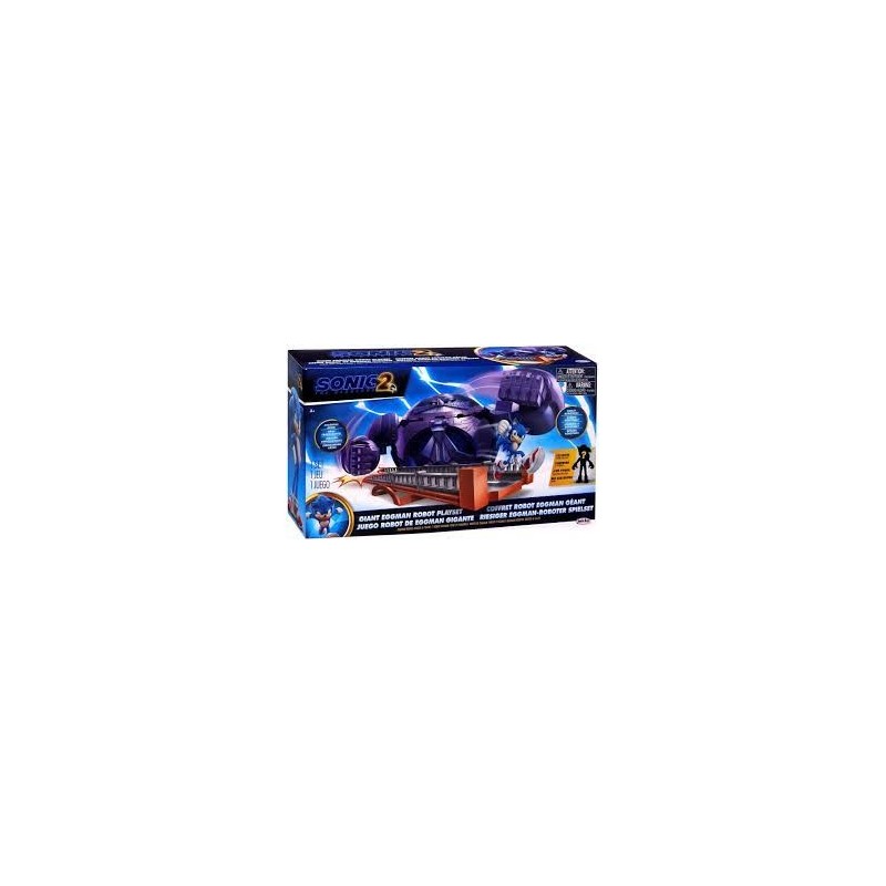SONIC 2 MOVIE GIANT EGGMAN ROBOT PLAYSET