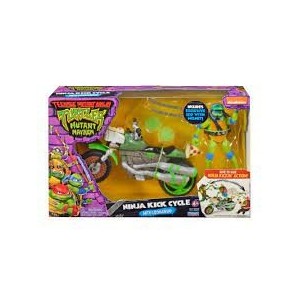TURTLES NINJA TMNT LEONARDO CON MOTO