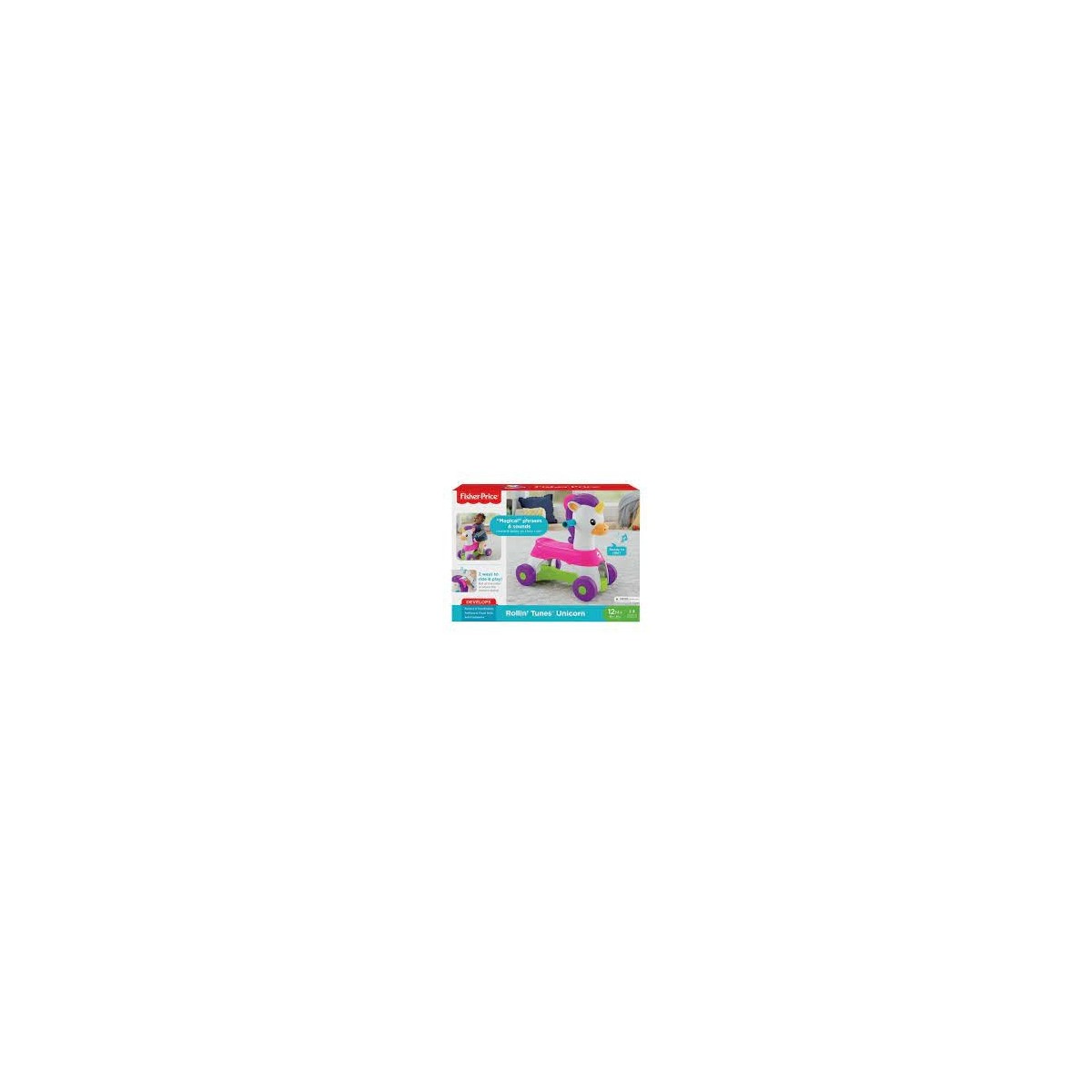FISHER-PRICE UNICORNO CAVALCABILE