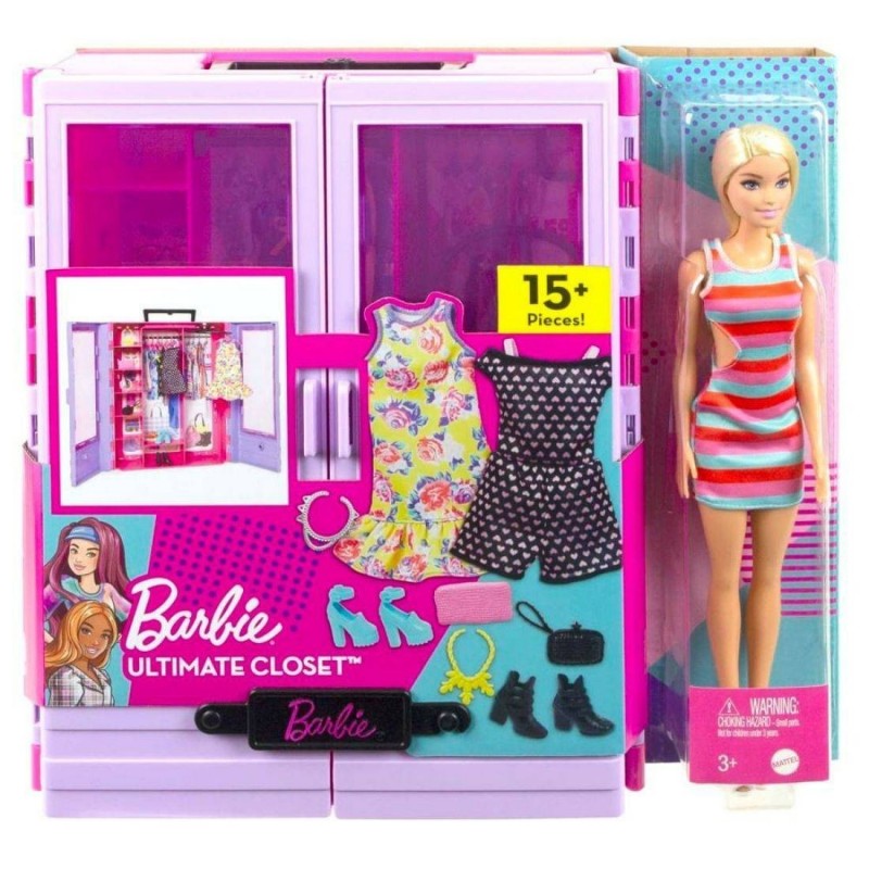BARBIE ARMADIO CON BAMBOLA