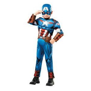 CAPITAN AMERICA COSTUME LUSSO 640833 TG. L