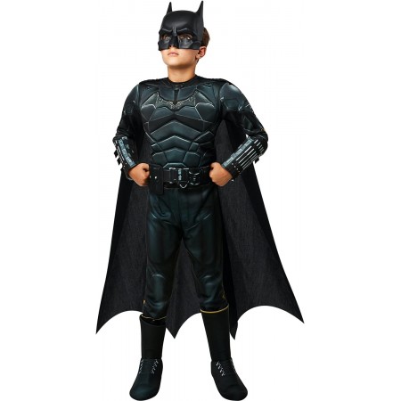 BATMAN COSTUME BLACK LINE LUXE INF 702362- TG. M