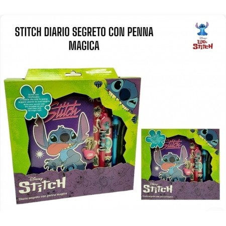 STITCH DIARIO SEGRETO CON PENNA MAGICA