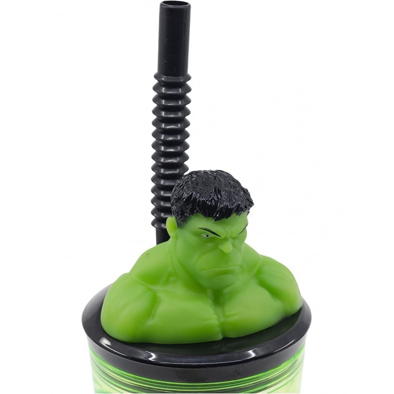 HULK BICCHIERE 3D CON CANNUCCIA