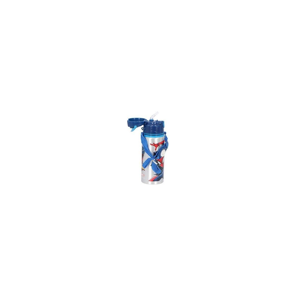 SPIDERMAN BORRACCIA CON TRACOLLA 600ML.