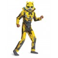 TRANSFORMERS BUMBLEBEE T7 MOVIE COSTUME CLASSIC CON MUSCOLI S 4-6 ANNI