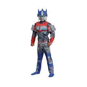 TRANSORMERS OPIMUS PRIME S7 MOVIE COSTUME CON MUSCOLI S 4-6 ANNI