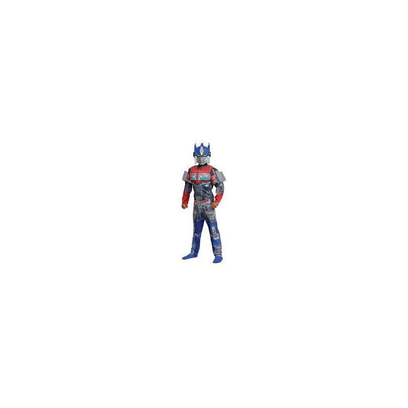 TRANSORMERS OPIMUS PRIME S7 MOVIE COSTUME CON MUSCOLI S 4-6 ANNI