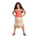 DISNEY MOANA VAIANA COSTUME XS 3-4 ANNI