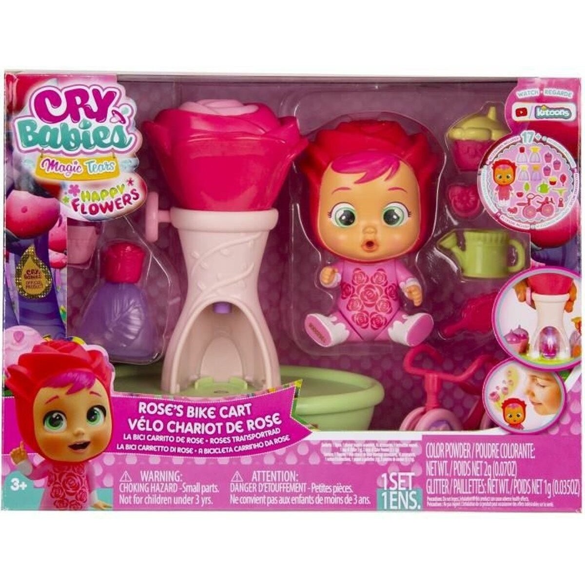 CRY BABIES LA BICI CARRETTO DI ROSE
