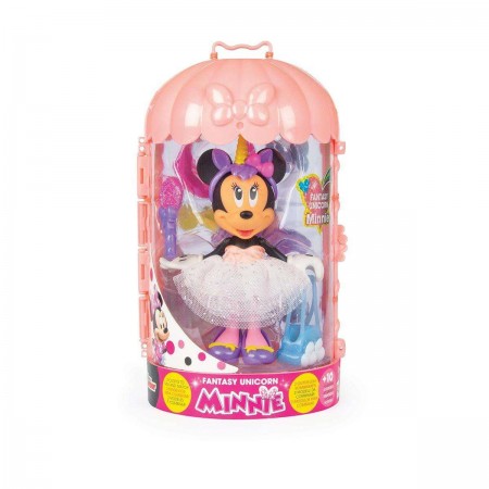MINNIE FANTASY UNICORN BAMBOLA CON 10 ACCESSORI