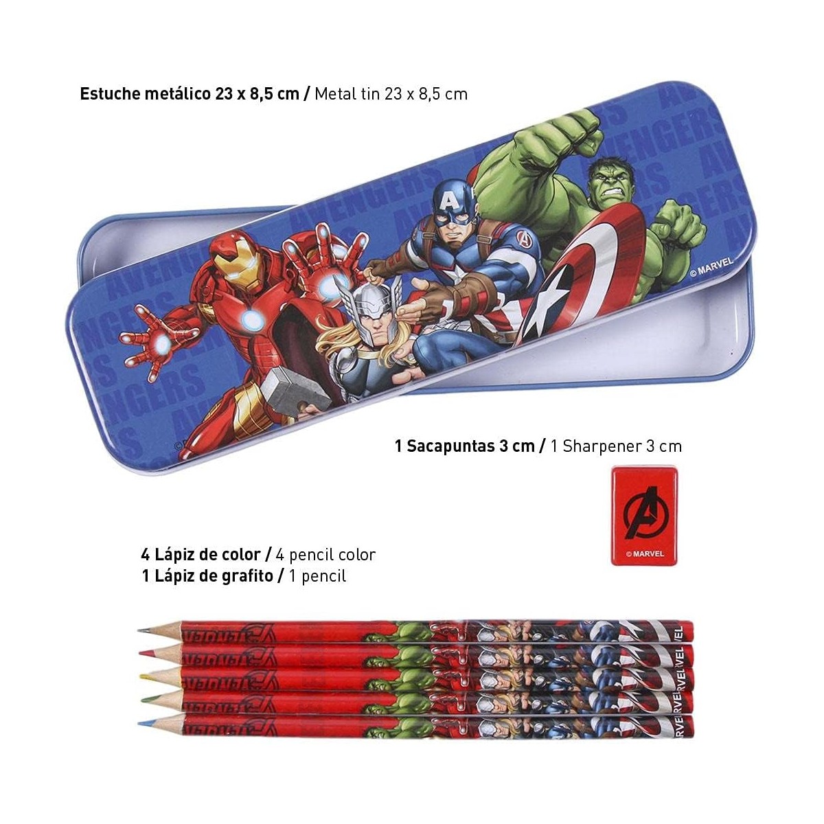 AVENGERS SET CANCELLERIA SCOLASTICA
