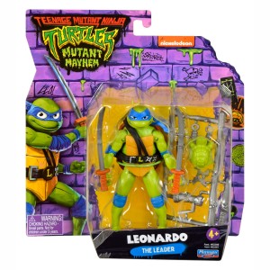 TMNT NINJA LEONARDO CON ACCESSORI