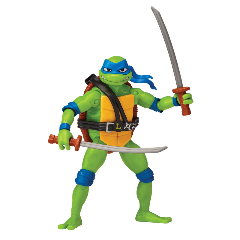 TMNT NINJA LEONARDO CON ACCESSORI