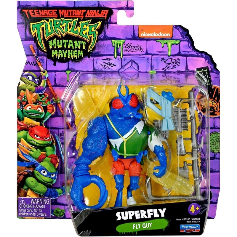 TMNT NINJA SUPERFLY CON ACCESSORI