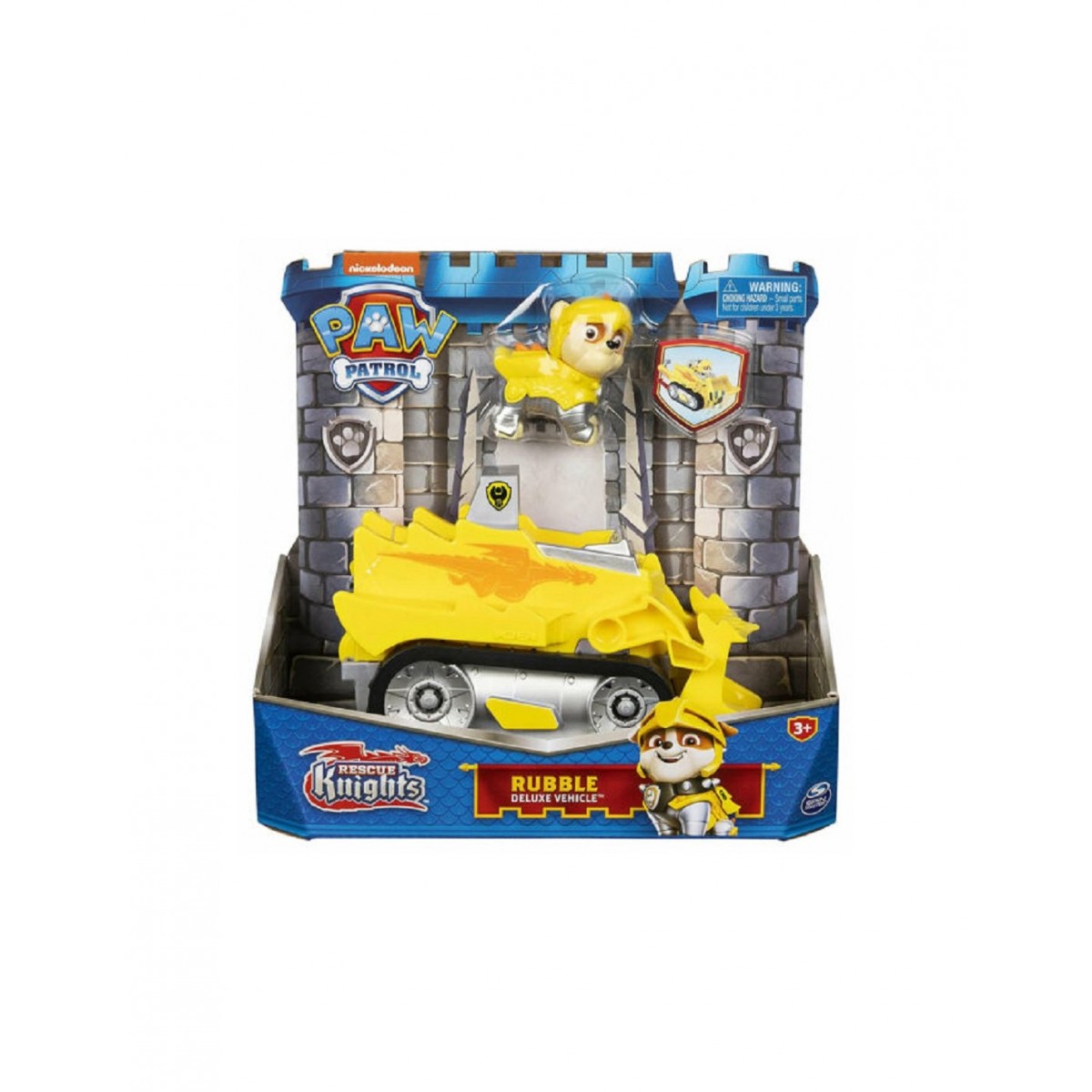 PAW PATROL RESCUE KNIGHT  RUBBLE CON VEICOLO