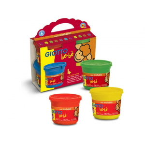 GIOTTO BEBE'CONFEZIONE 4 BARATTOLI COLORI A DITA