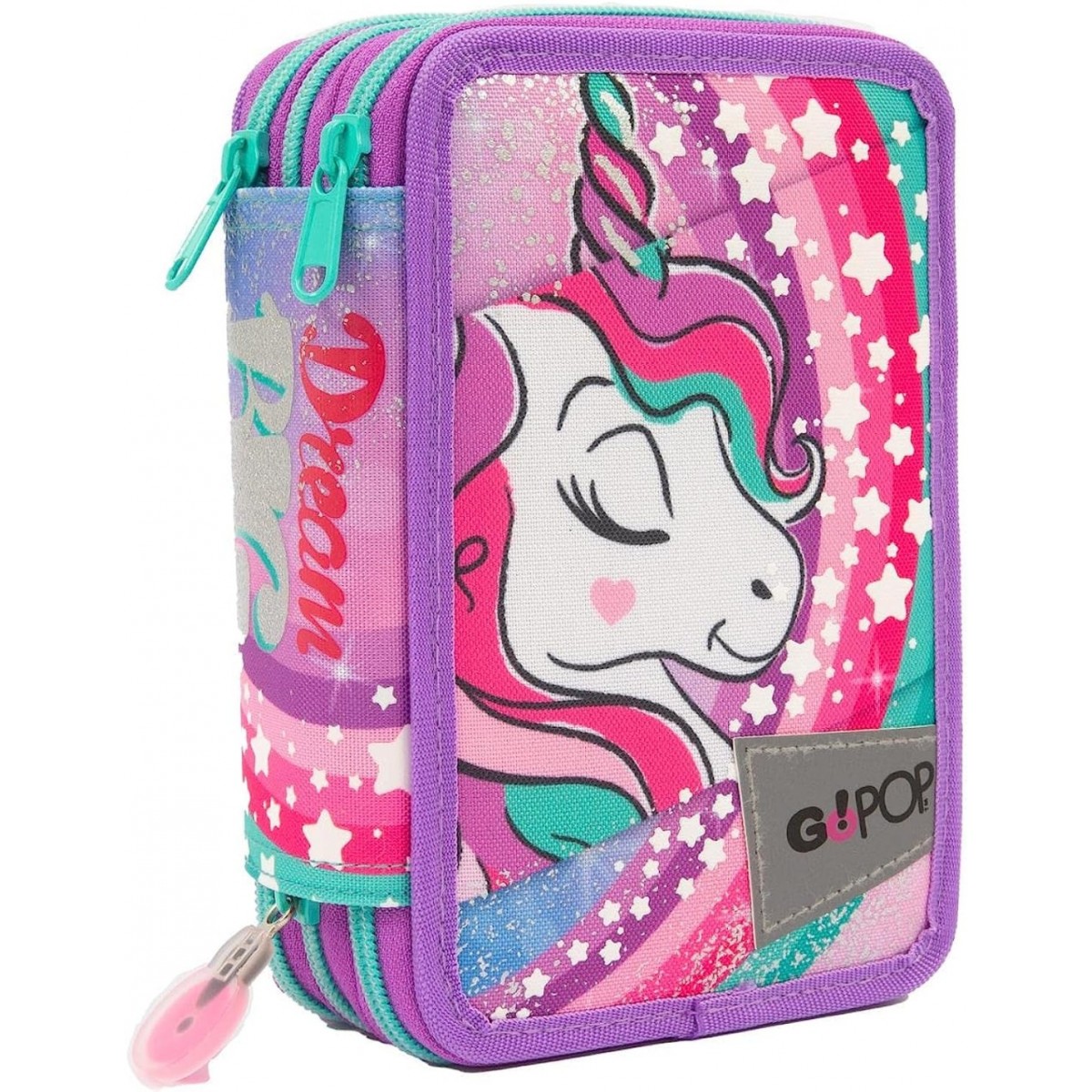 GOPOP 23 ASTUCCIO TRIPLO UNICORN