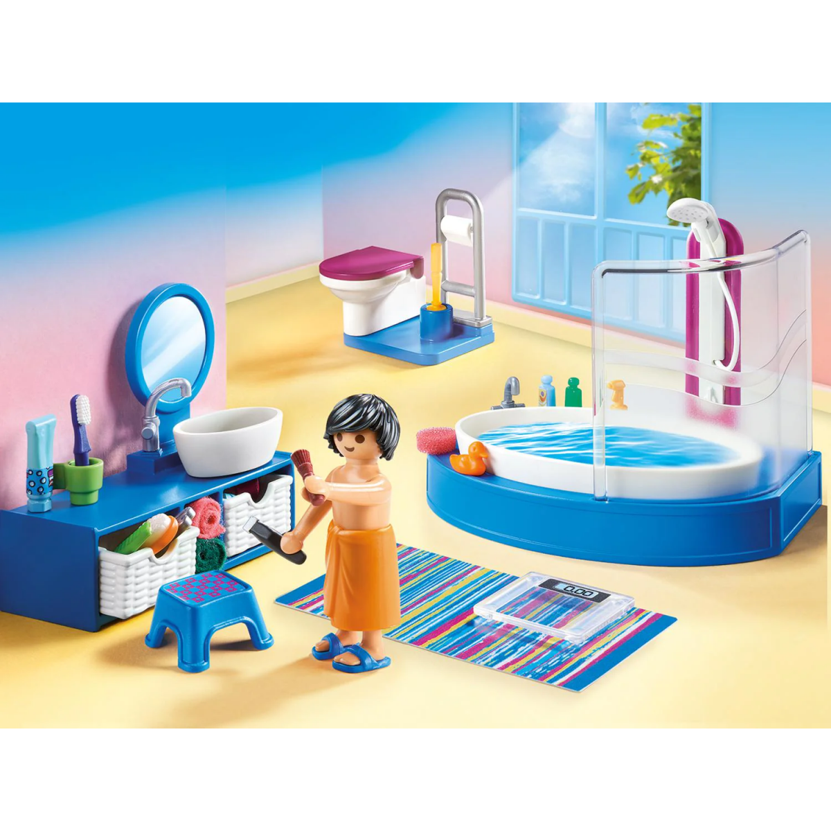 PLAYMOBIL CASA DELLE BAMBOLE BAGNO CON VASCA 70211