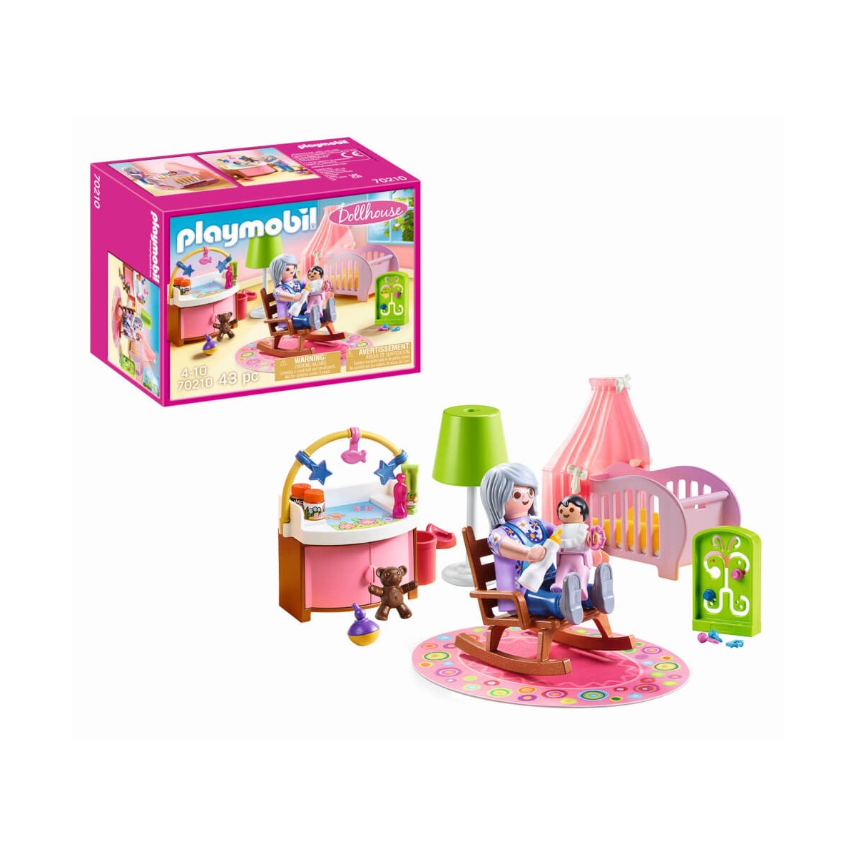 PLAYMOBIL CASA DELLE BAMBOLE CAMERA DELLA BAMBINA 70210