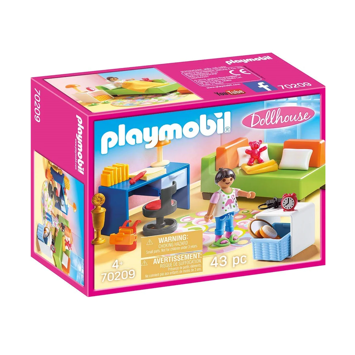 PLAYMOBIL CASA DELLE BAMBOLE CAMERA DELLA RAGAZZA 70209