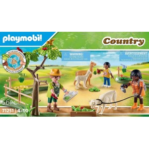 PLAYMOBIL FATTORIA GITA CON GLI ALPA 71251
