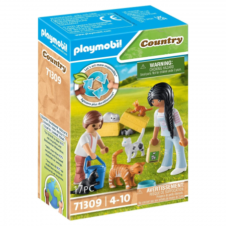 PLAYMOBIL FATTORIA FAMIGLIA DI GATTI 71309