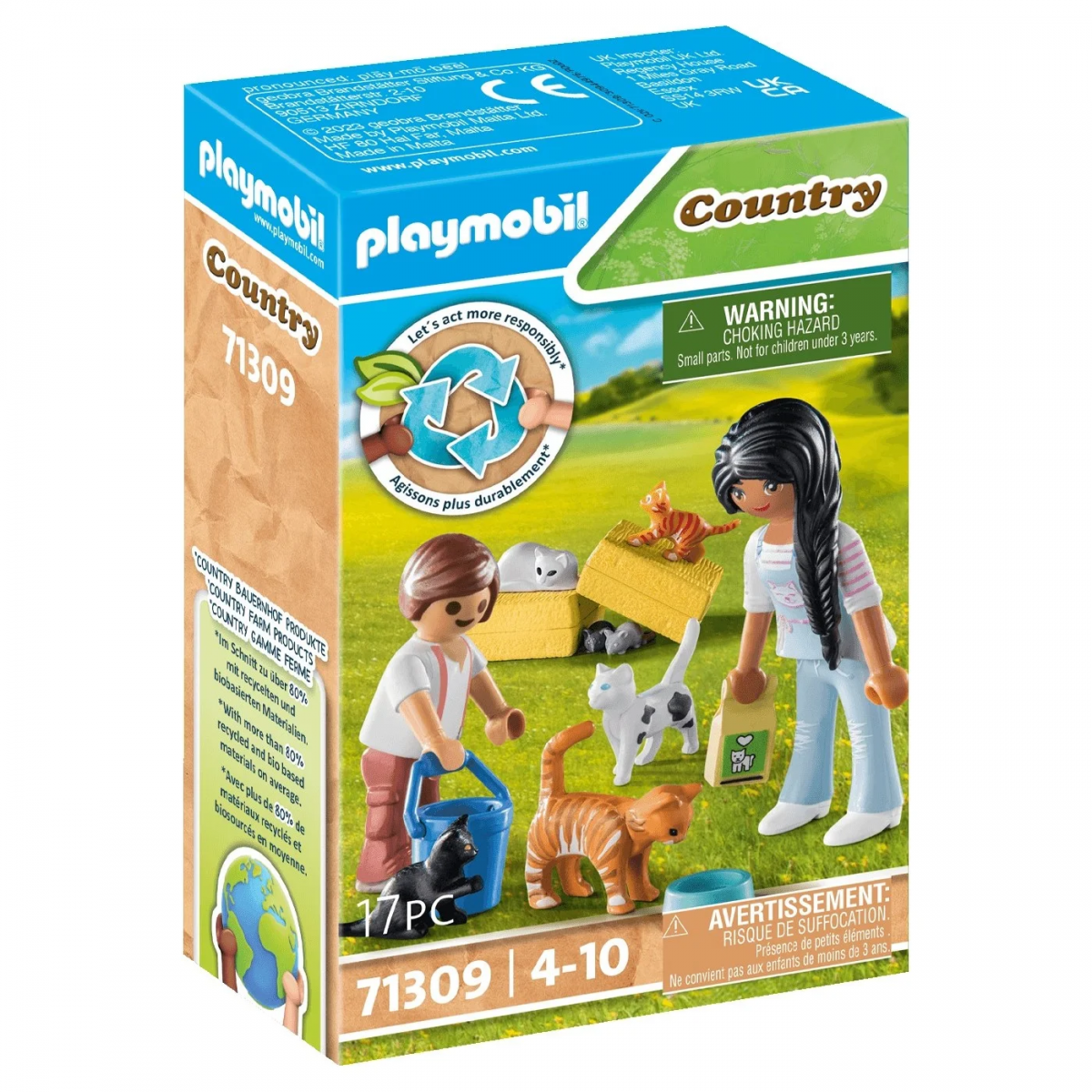 PLAYMOBIL FATTORIA FAMIGLIA DI GATTI 71309