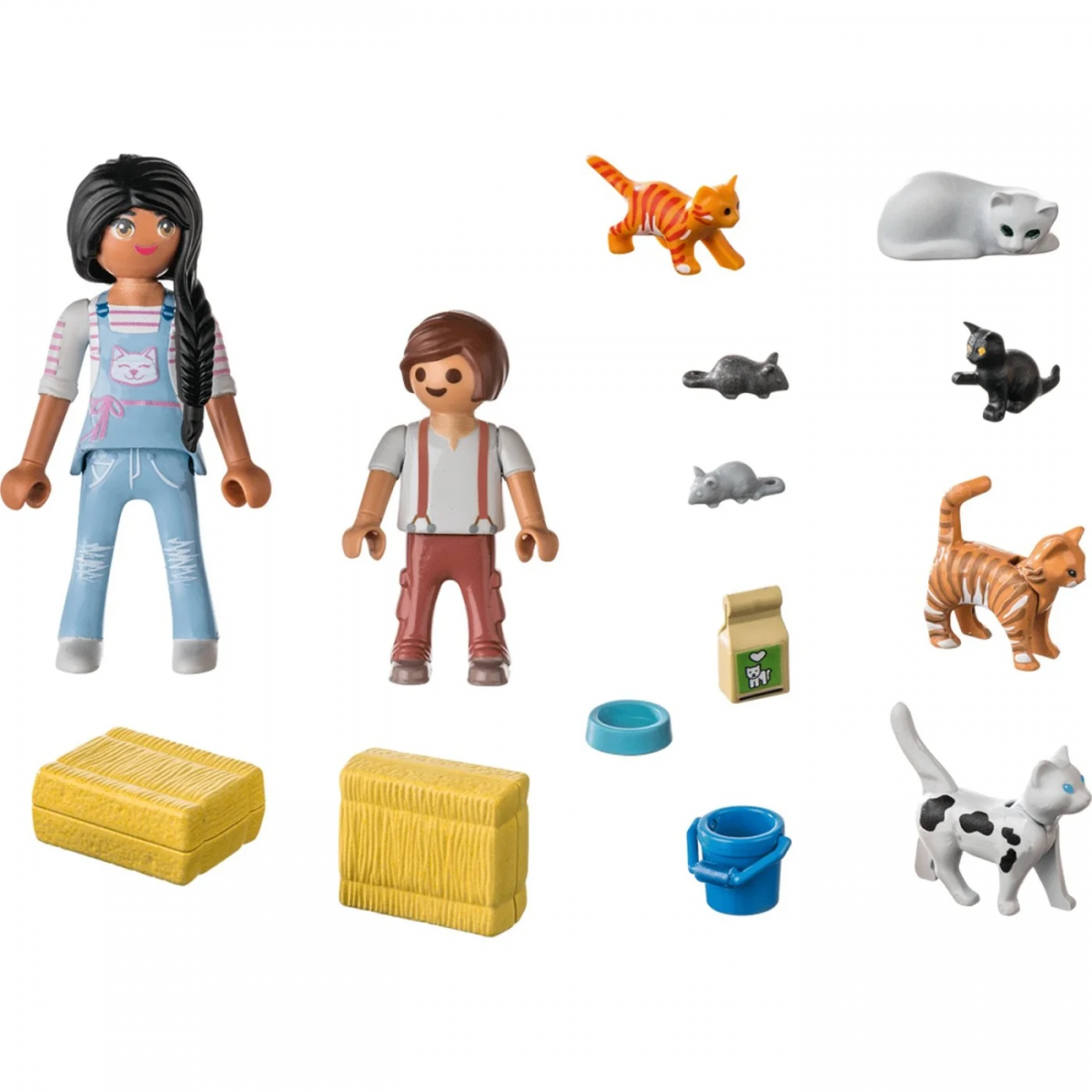 PLAYMOBIL FATTORIA FAMIGLIA DI GATTI 71309