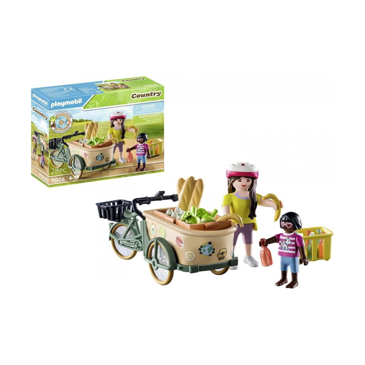 PLAYMOBIL FATTORIA CONTADINA CON BICICLETTA DA CARICO 71306