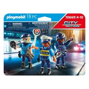 PLAYMOBIL POLICE SQUADRA DI POLIZIOTTI 70669