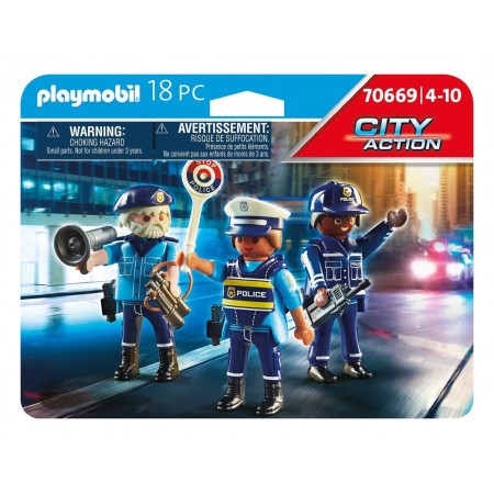 PLAYMOBIL POLICE SQUADRA DI POLIZIOTTI 70669