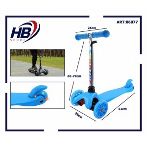 MONOPATTINO 3 RUOTE BLU SMALL