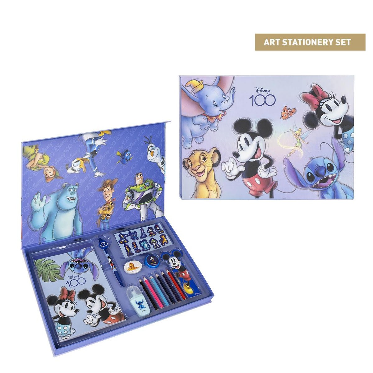 DISNEY 100TH. ANNIVERSARIO VALIGETTA SET CARTOLERIA