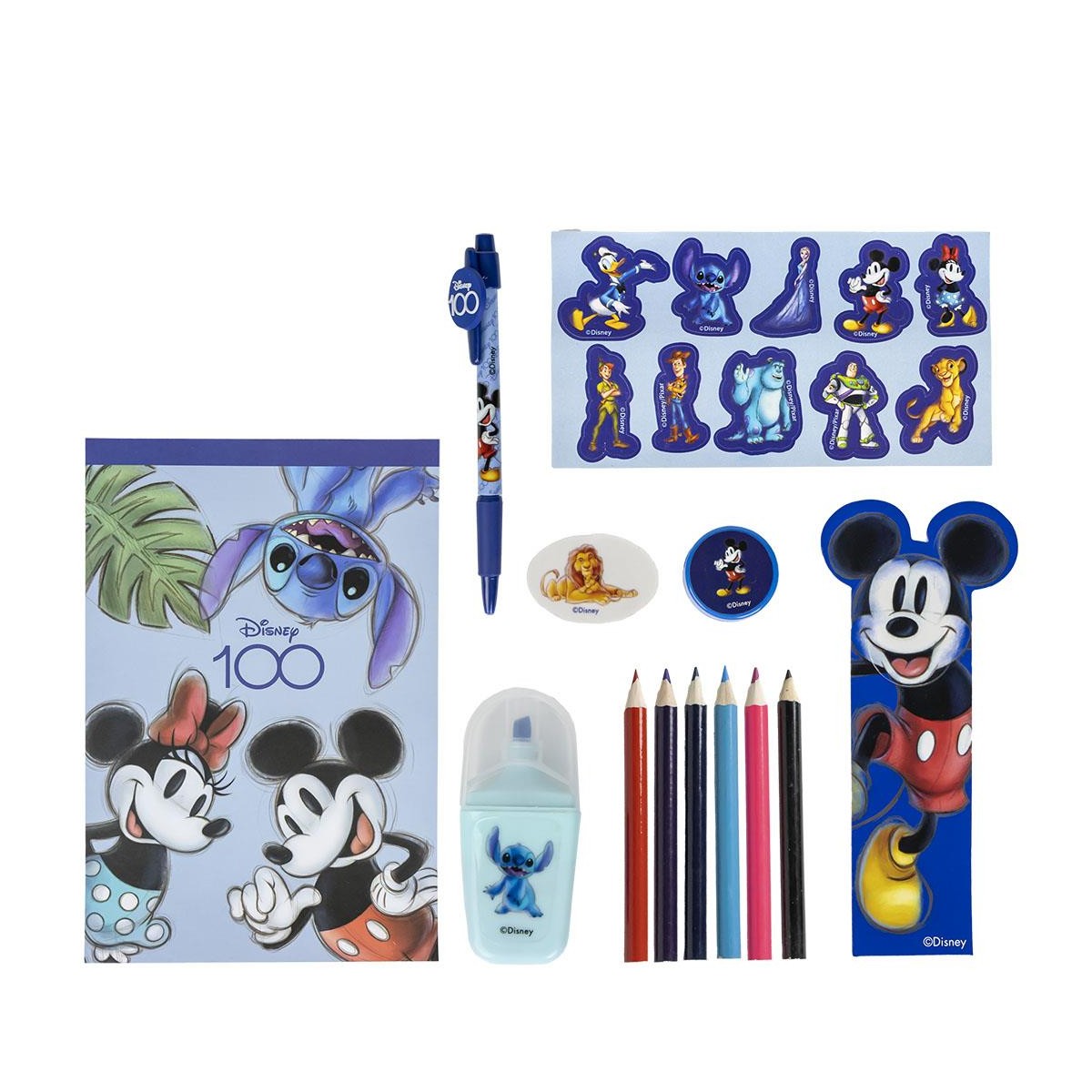 DISNEY 100TH. ANNIVERSARIO VALIGETTA SET CARTOLERIA