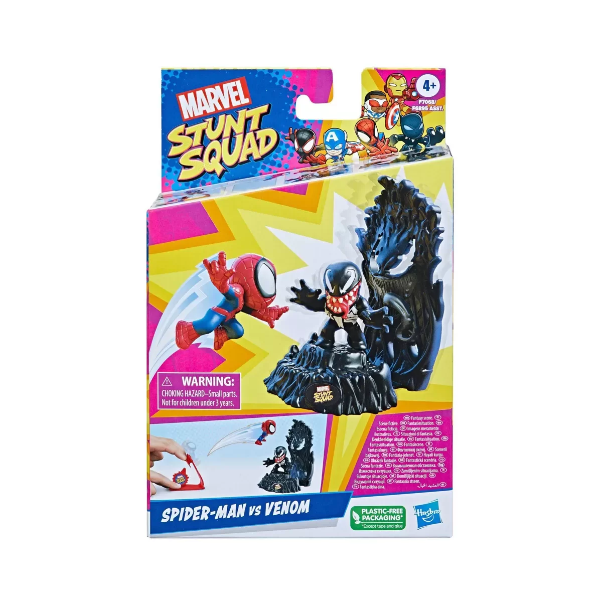 MARVEL STUNT SQUAD SPIDERMAN VS VENOM