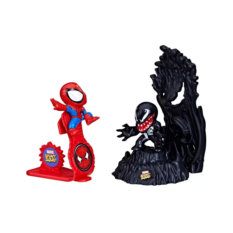 MARVEL STUNT SQUAD SPIDERMAN VS VENOM